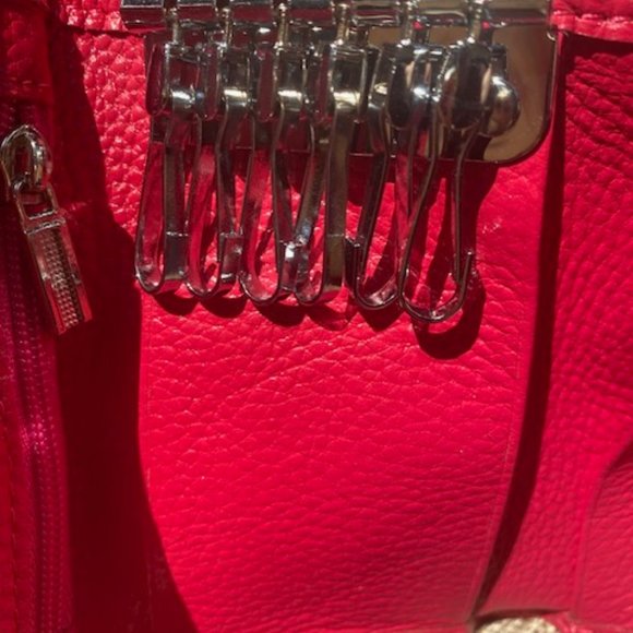 Key card/cash  holder hot pink - Picture 2 of 7